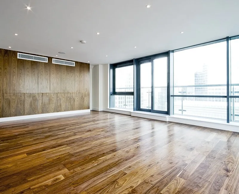 Timber flooring planning example for an interior