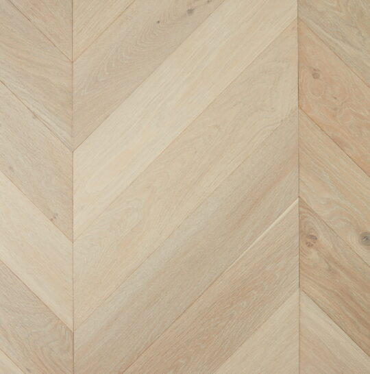 De Marque Oak Chevron Chateau Grey engineered timber colour swatch