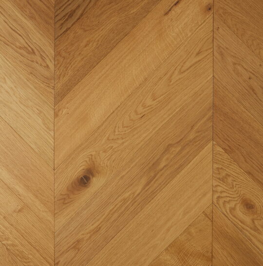 De Marque Oak Chevron Cognac engineered timber colour swatch