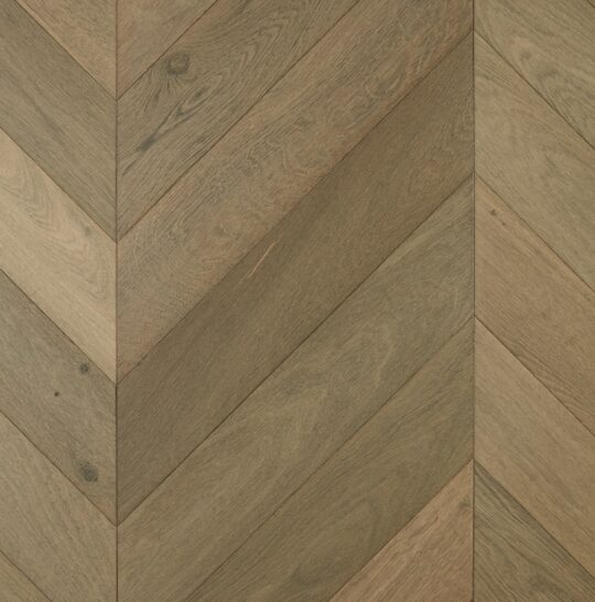 De Marque Oak Chevron Storm engineered timber colour swatch