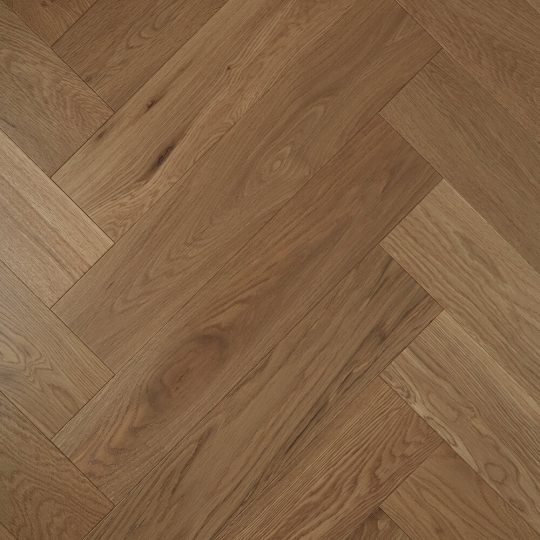De Marque Oak Herringbone Latte engineered timber colour swatch