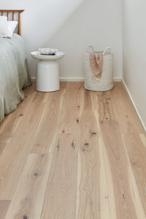 Elk Falls Hickory Moonshine engineered timber installed room example