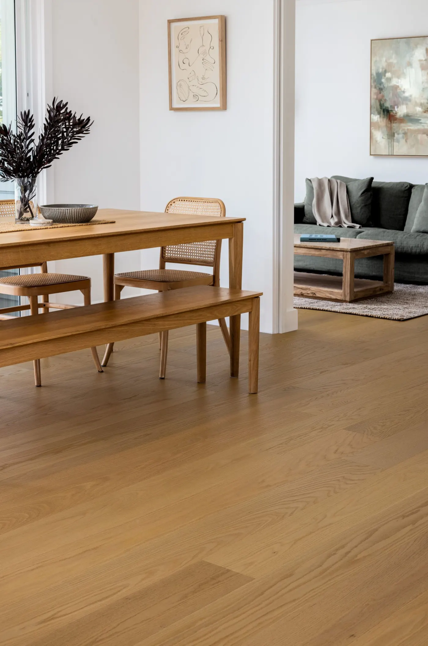 Hardwood Collection Golden Bloom engineered timber flooring colour swatch