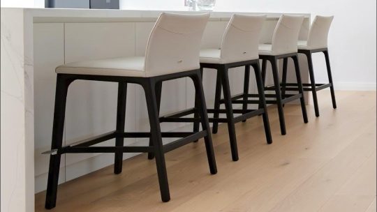 Prestige Oak Grigio engineered timber installed room example