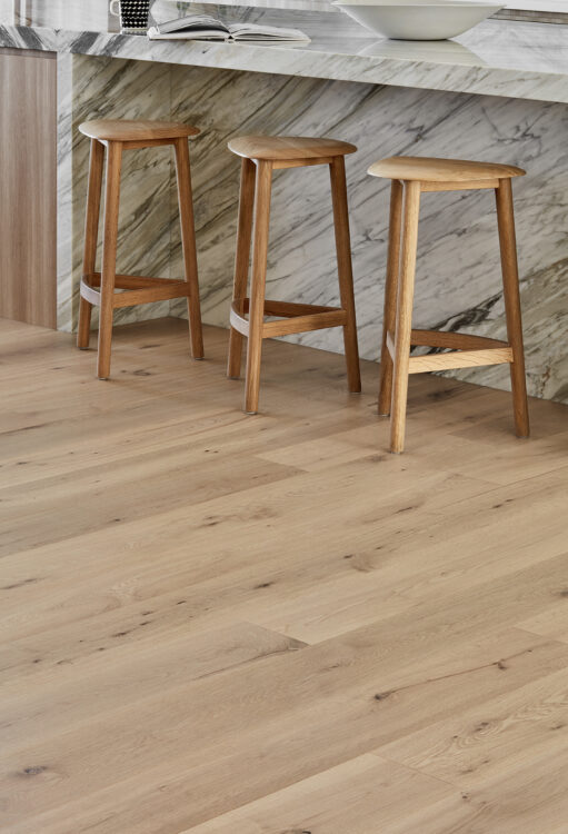 Prestige Oak Pure Natural engineered timber installed room example