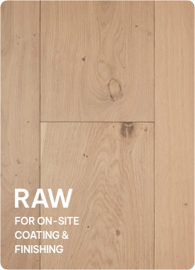 Prestige Oak Raw engineered timber colour swatch
