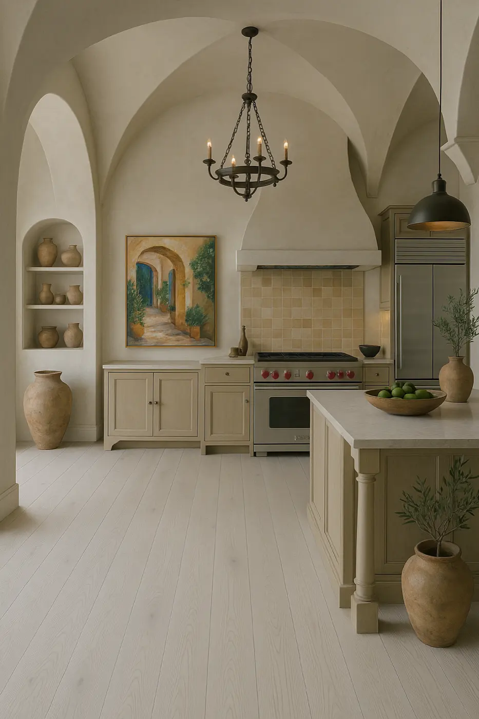 Project Oak Pearl White engineered timber flooring product photo