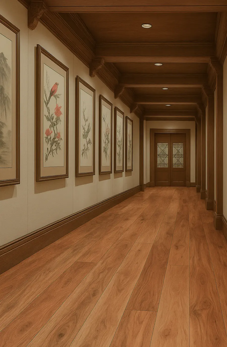 Wooden-Land Foreign Species Pacific Spotted Gum engineered timber flooring product photo