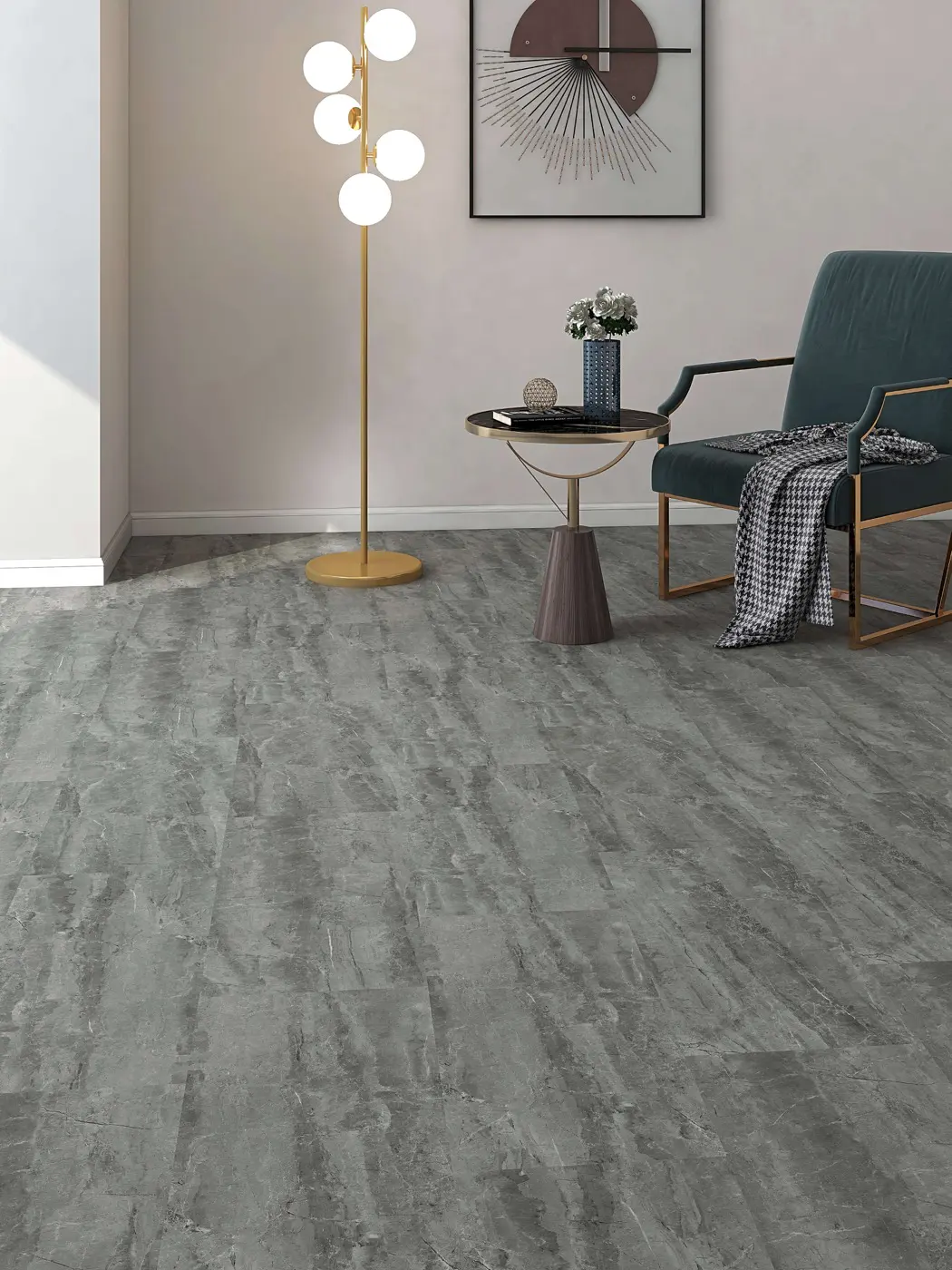 Artisan Tile Jasper Grey hybrid flooring product photo