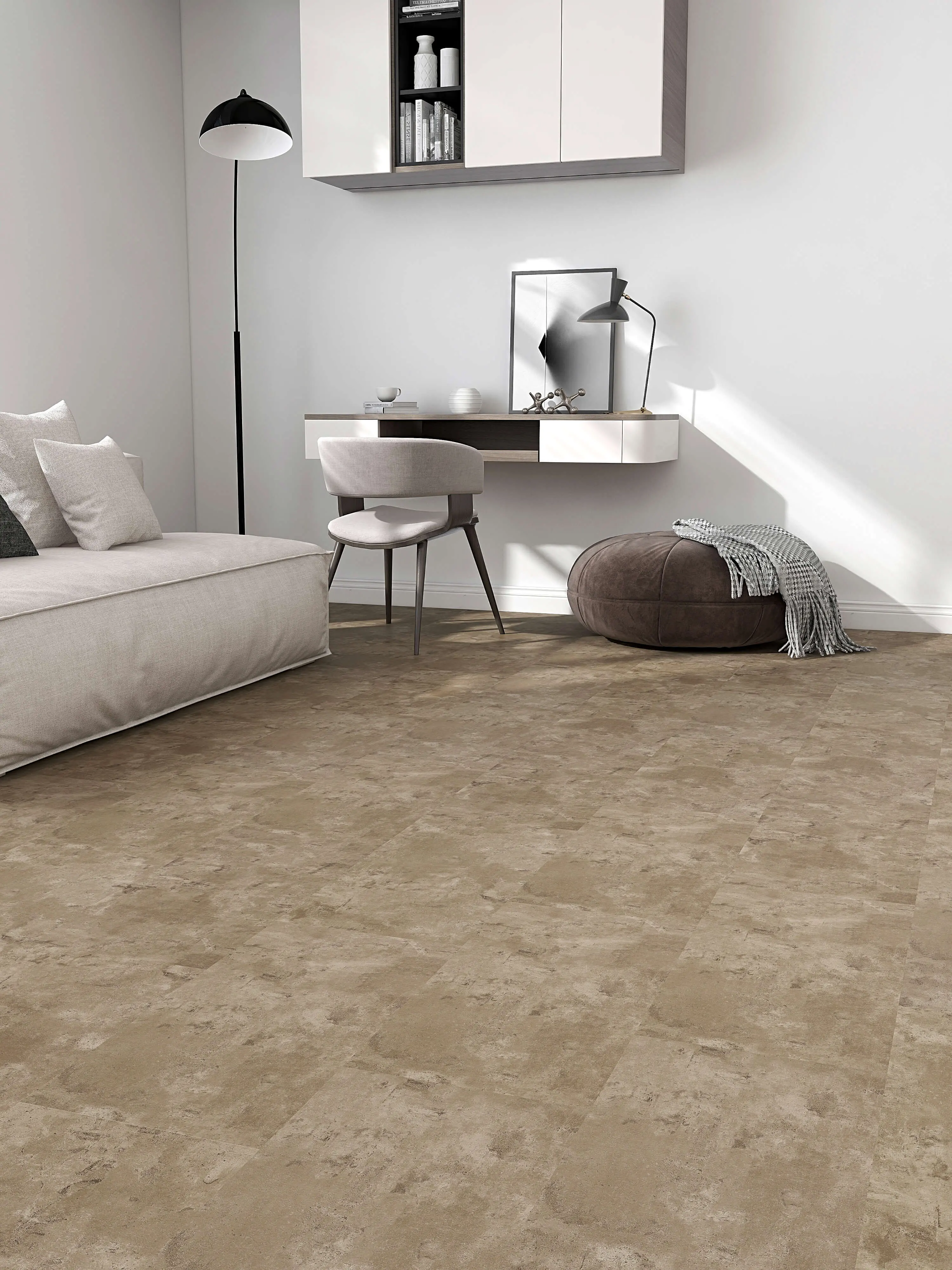 Artisan Tile Monaco Brown hybrid flooring product photo