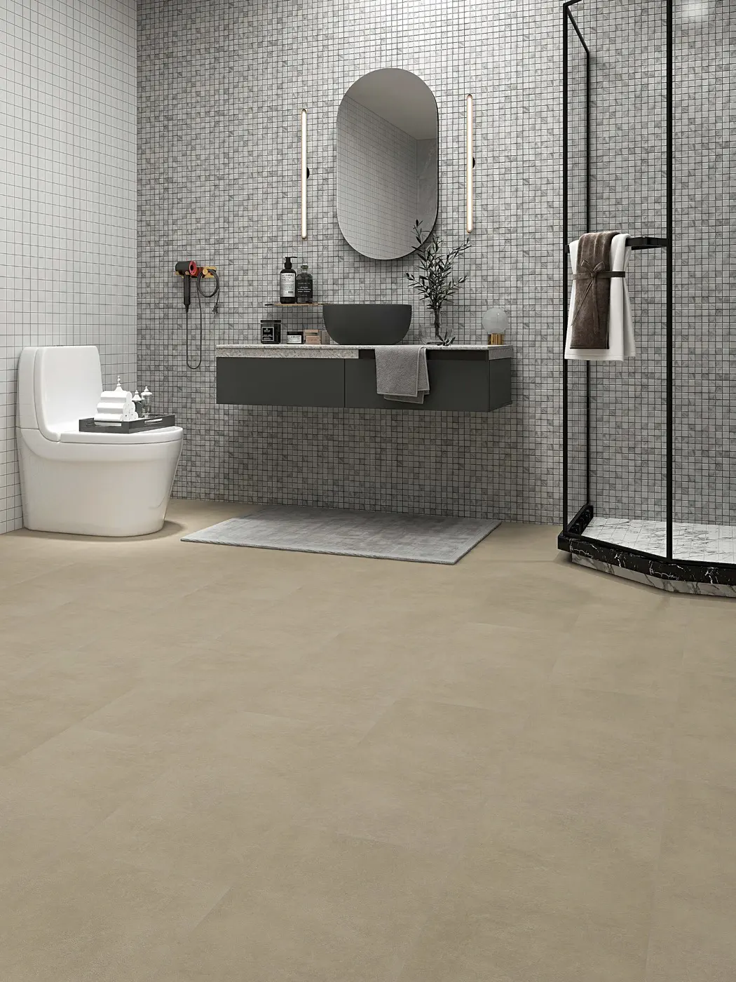 Artisan Tile Valley Beige hybrid flooring product photo