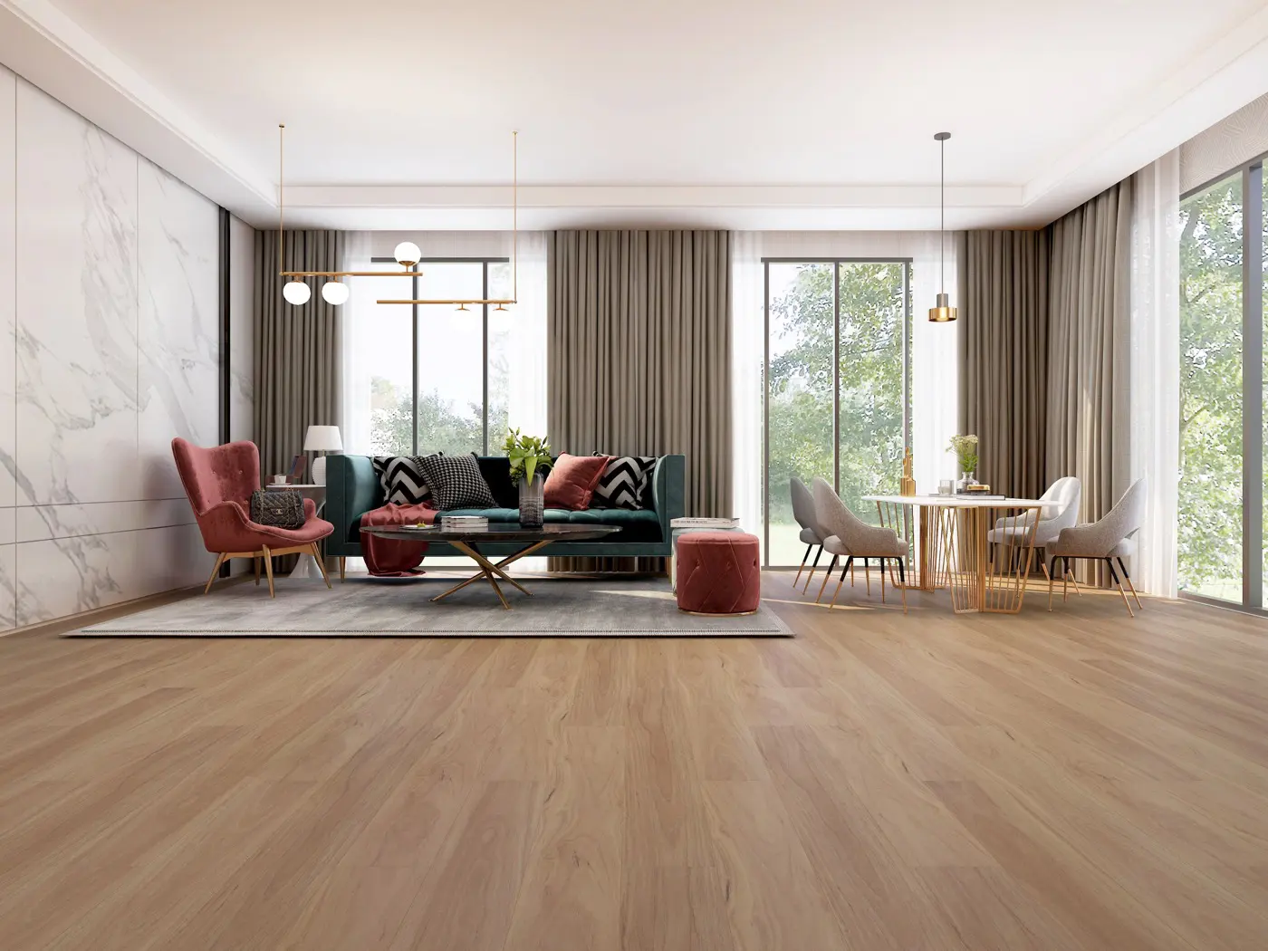 Avala Blackbutt hybrid flooring product photo