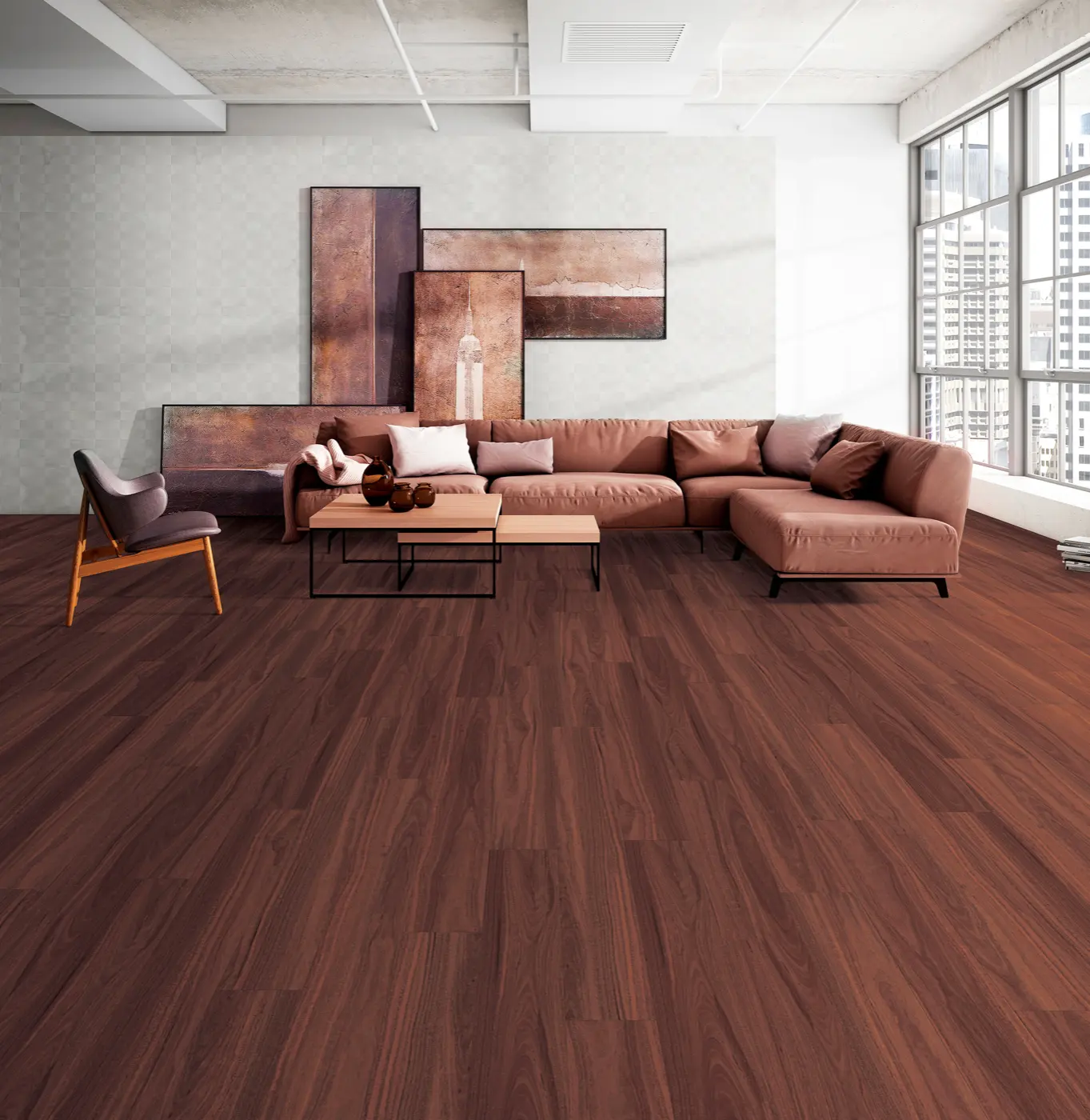 Avala Jarrah hybrid flooring product photo