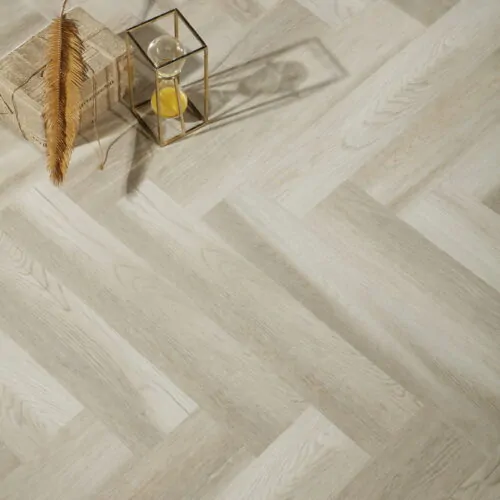ETF Hybrid Herringbone Driftwood Herringbone hybrid flooring colour swatch