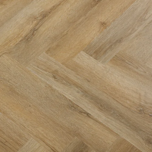 ETF Hybrid Herringbone Lake Oak Light Herringbone hybrid flooring colour swatch