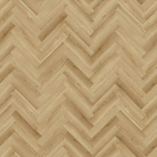 ETF Hybrid Herringbone Natural Oak Herringbone hybrid flooring colour swatch