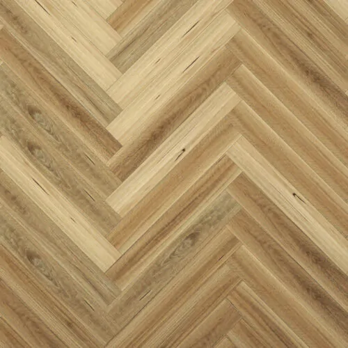 ETF Hybrid Herringbone Spotted Gum Herringbone hybrid flooring colour swatch