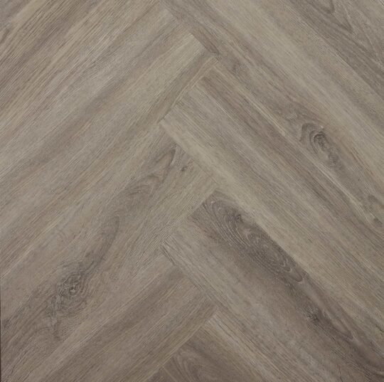 Easi Plank Herringbone Grey Stone hybrid colour swatch