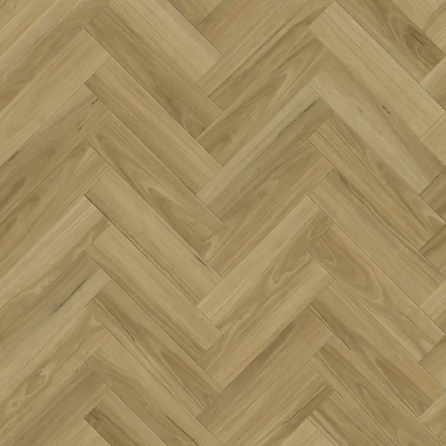 Herringbone 7.0 Hybrid Natural Blackbutt Herringbone hybrid flooring colour swatch