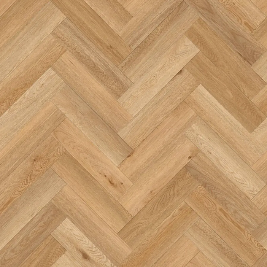 Herringbone 7.0 Hybrid Oak Saffron Herringbone hybrid flooring colour swatch