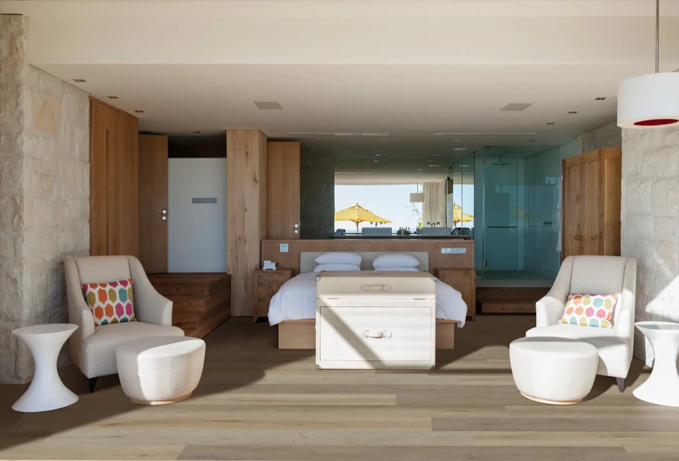 Lumiere Ultra HD Lake View Oak hybrid flooring product photo