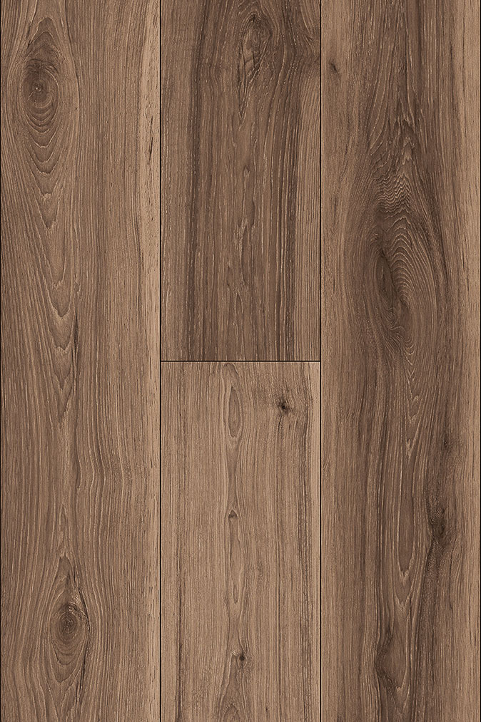 Oak Step PLUS OP107 American Walnut PLUS laminate flooring colour swatch