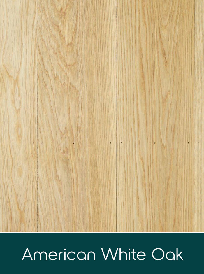American White Oak solid timber flooring colour swatch