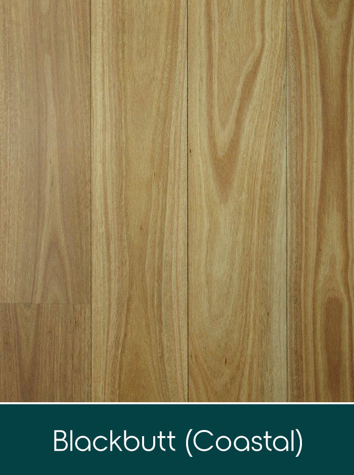 Coastal Blackbutt solid timber flooring colour swatch