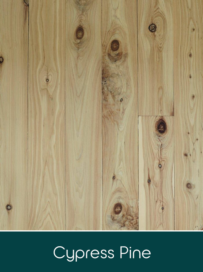 Cypress Pine solid timber flooring colour swatch