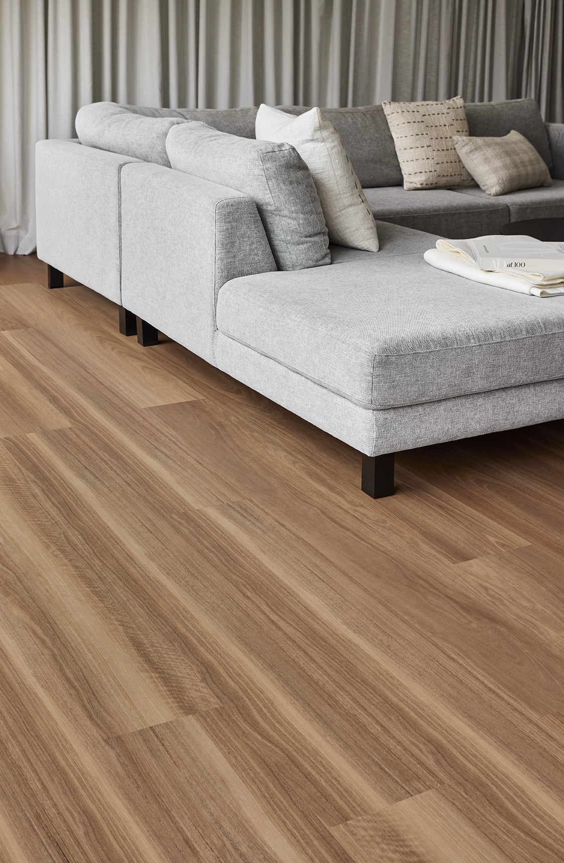Ultimo Luxury Vinyl Plank Coastal Spotted Gum vinyl flooring colour swatch
